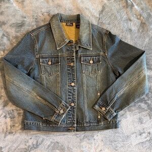 New York & Company Blue Denim Jacket